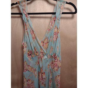 Silk Floral Slip Dress